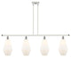 Innovations 516-4I-WPC-G651-7-LED 4-Light Island Light, White, Polished Chrome
