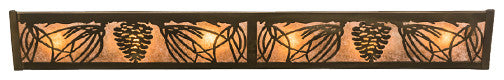36"W Mountain Pine Vanity Light