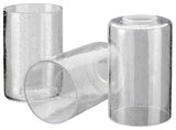 23615-03 Replacement Clear Seeded Vanity Glass Shade,3 Pack.