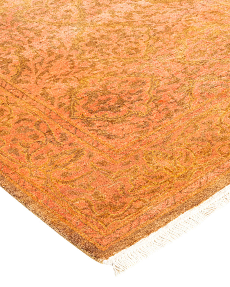 Tangyan One-of-a-Kind Hand-Knotted Runner Yellow, 2'8"x14'2"