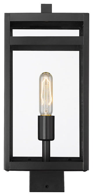 Z-Lite 596PHMS Nuri 18" Tall Outdoor Single Head Post Light - Black