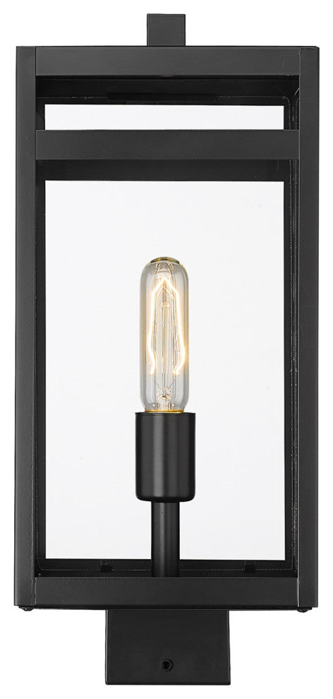 Z-Lite 596PHMS Nuri 18" Tall Outdoor Single Head Post Light - Black