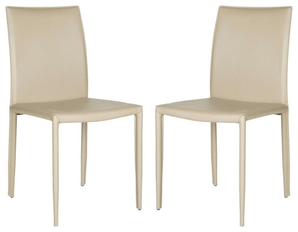 Safavieh Karna Dining Chairs, Set of 2, Light Gray