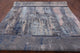 7' 11" X 10' 0" Hand Knotted Abstract Wool and Silk Rug Q6326