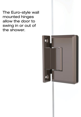 Basco CELA-935-59-76XP Celesta 76"H x 59"W Pivot Frameless Shower - Chrome