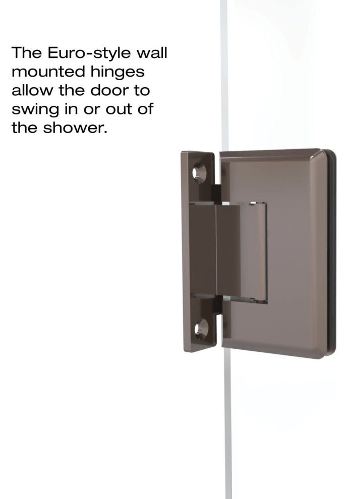 Basco CELA-935-59-76XP Celesta 76"H x 59"W Pivot Frameless Shower - Chrome