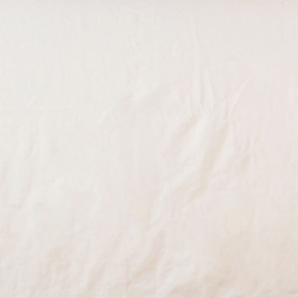 Stetson Ivory Linen Upholstered Slipcover Style Panel Bed, Eastern King