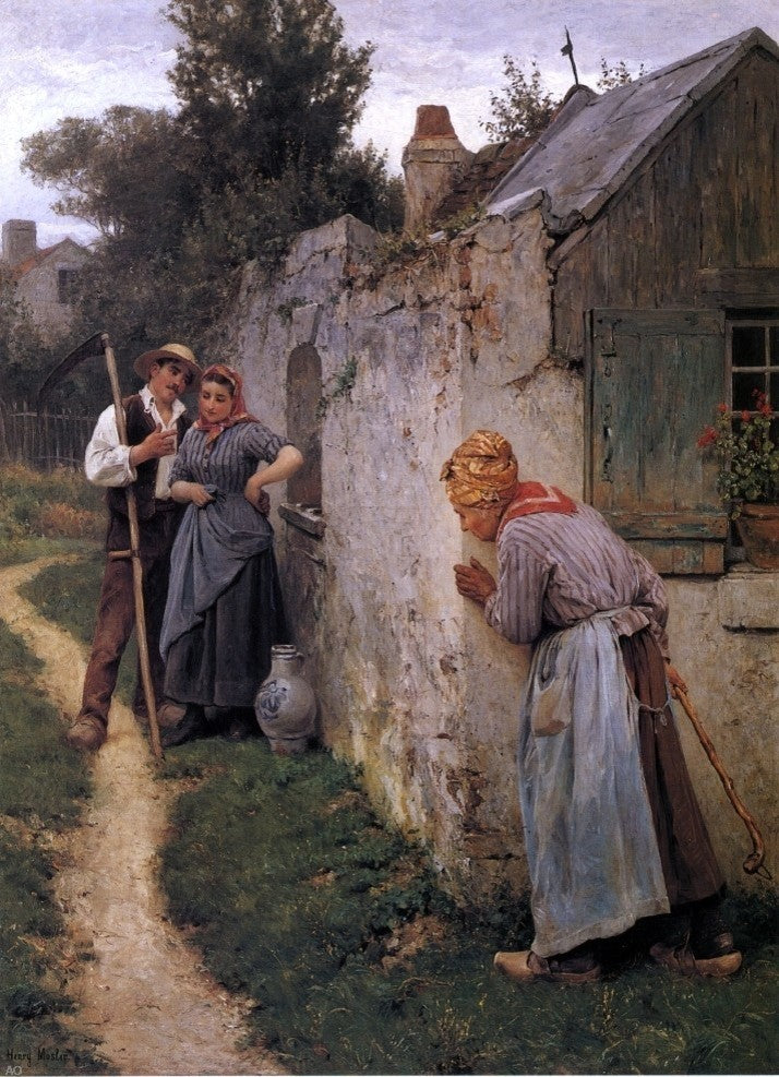 Henry Mosler Approaching Storm, 18"x27" Wall Decal