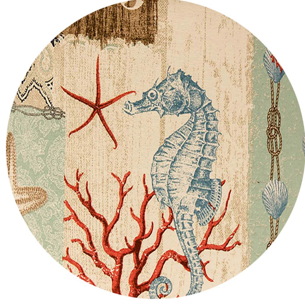 Rustic Natural Tropical Beauty of the Sea Table Lamp
