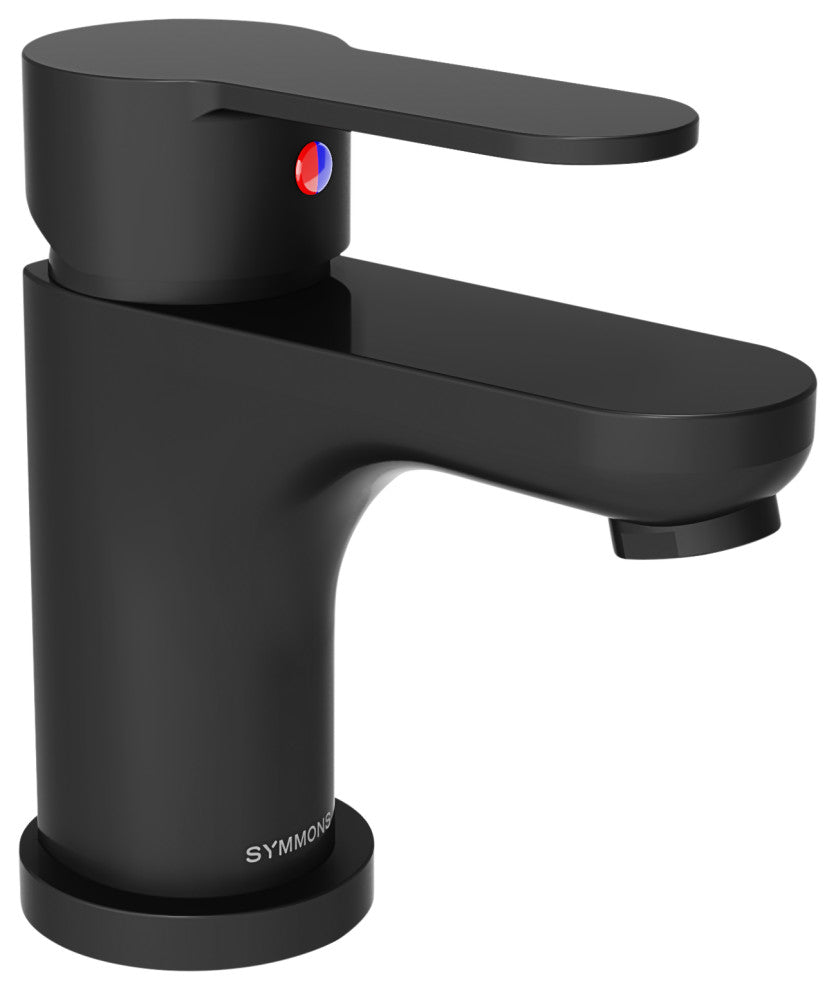 Identity Single-Handle Single Hole Faucet With Drain Assembly, 1.0 gpm, Matte Black, Push Pop Drain