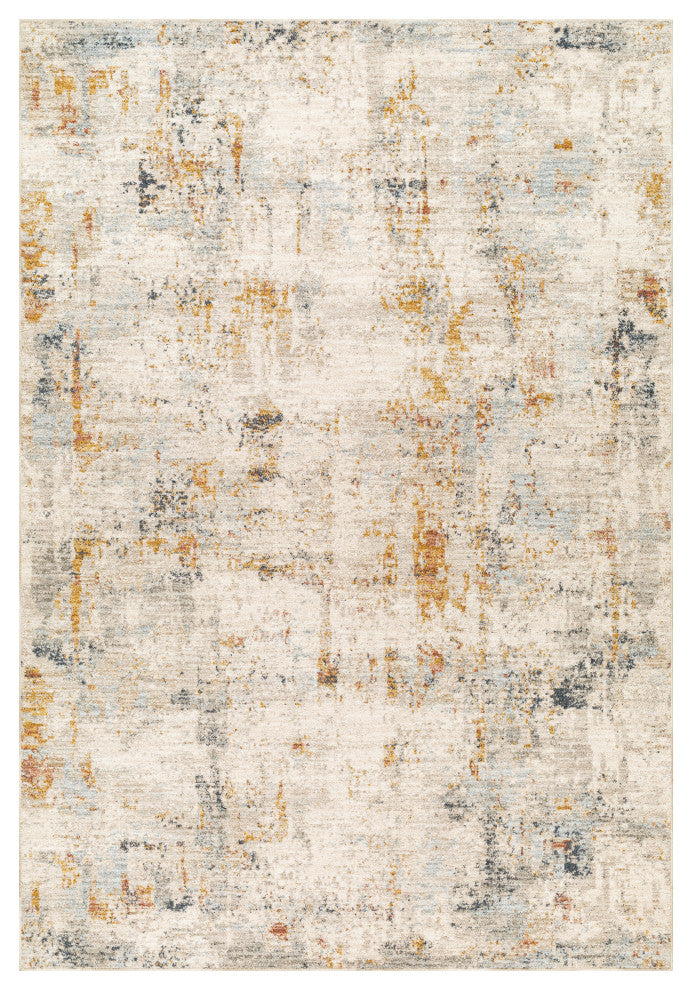 Surya Beckham BCM-2309 Machine Woven Area Rug, Off-White, 7'10" x 10'2"