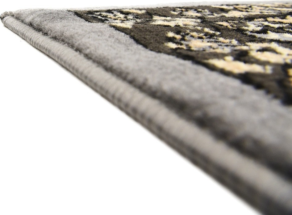 Unique Loom Dark Gray Espahan Cape Cod 2' 2 x 3' 0 Area Rug