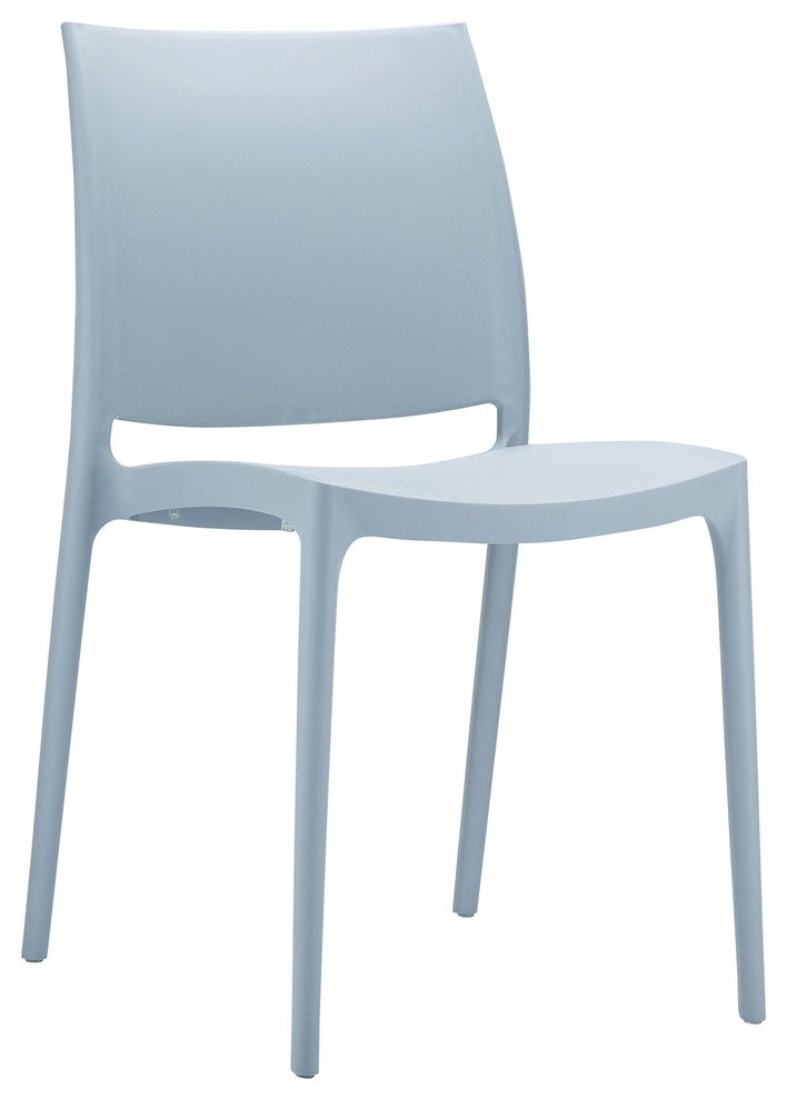 Compamia Maya Dining Chairs, Set of 2, Silver
