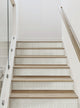 Crosshatch Peel and Stick Stair Riser Strips, Olive, 48"x7", Set of 6