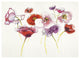 "Pink and Red Somniferums" Digital Paper Print by Shirley Novak, 18"x14"