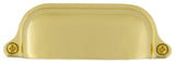 Nostalgic Warehouse Cup Pull Farm Large, Unlacquered Brass
