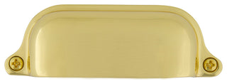 Nostalgic Warehouse Cup Pull Farm Large, Unlacquered Brass