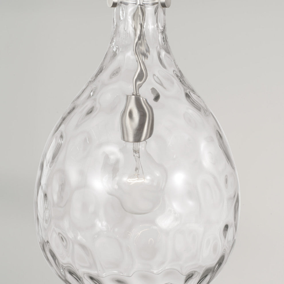 Capital Lighting 349012 Brentwood 10"W Mini Pendant - Brushed Nickel