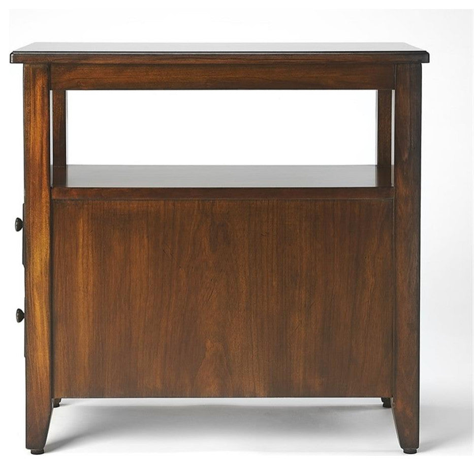 Butler Archer Table Butler Specialty Marcus Antique Cherry Chairside Table In Brown
