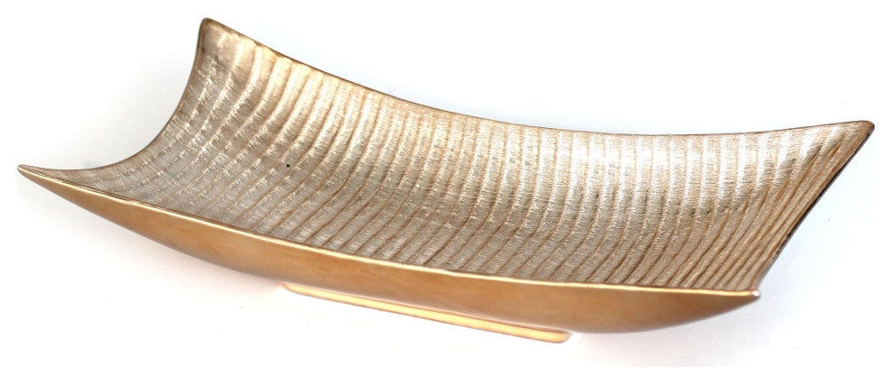 Amalyn Ceramic Tray, Gold