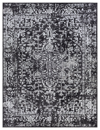 Harput HAP-1087 Traditional Black 7'10"x10'3" Area Rug