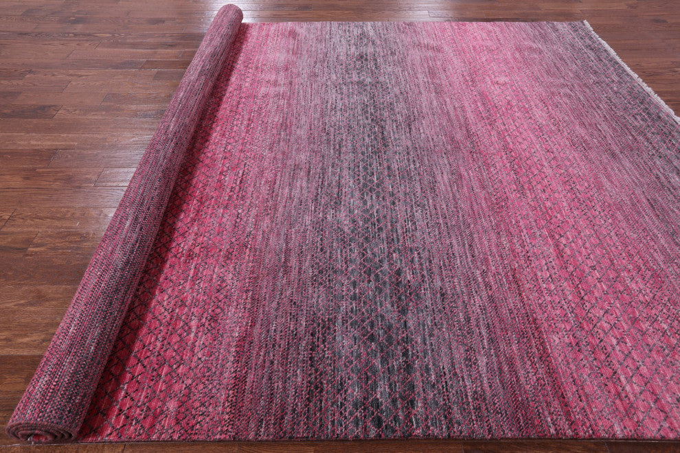 Hand Knotted Savannah Grass Wool Rug 8' 10" X 12' 1" Q9221