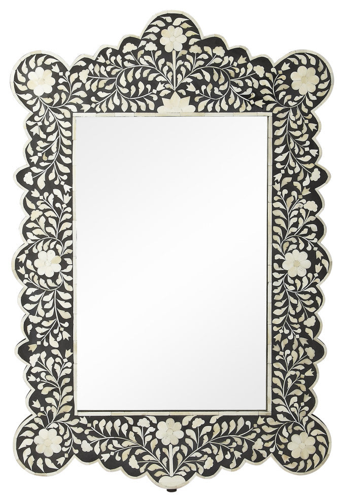 Butler Vivienne Arched Bone Inlay Wall Mirror