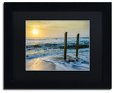 PIPA Fine Art 'Kissed by the Sea' Matted Framed Art, 14x11