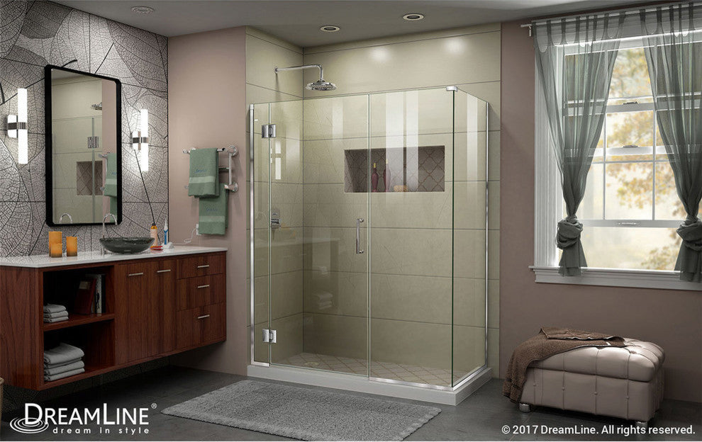 Dreamline Unidoor-X 35"x34.375"x72" Hinged Shower Enclosure