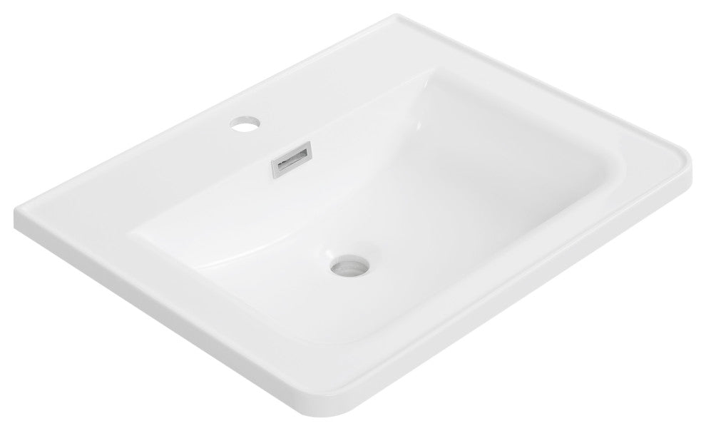 26" Solid Surface Resin Streamline K-1812-26 Vanity Top
