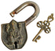 Consigned Vintage Brass India Ganesha Lock