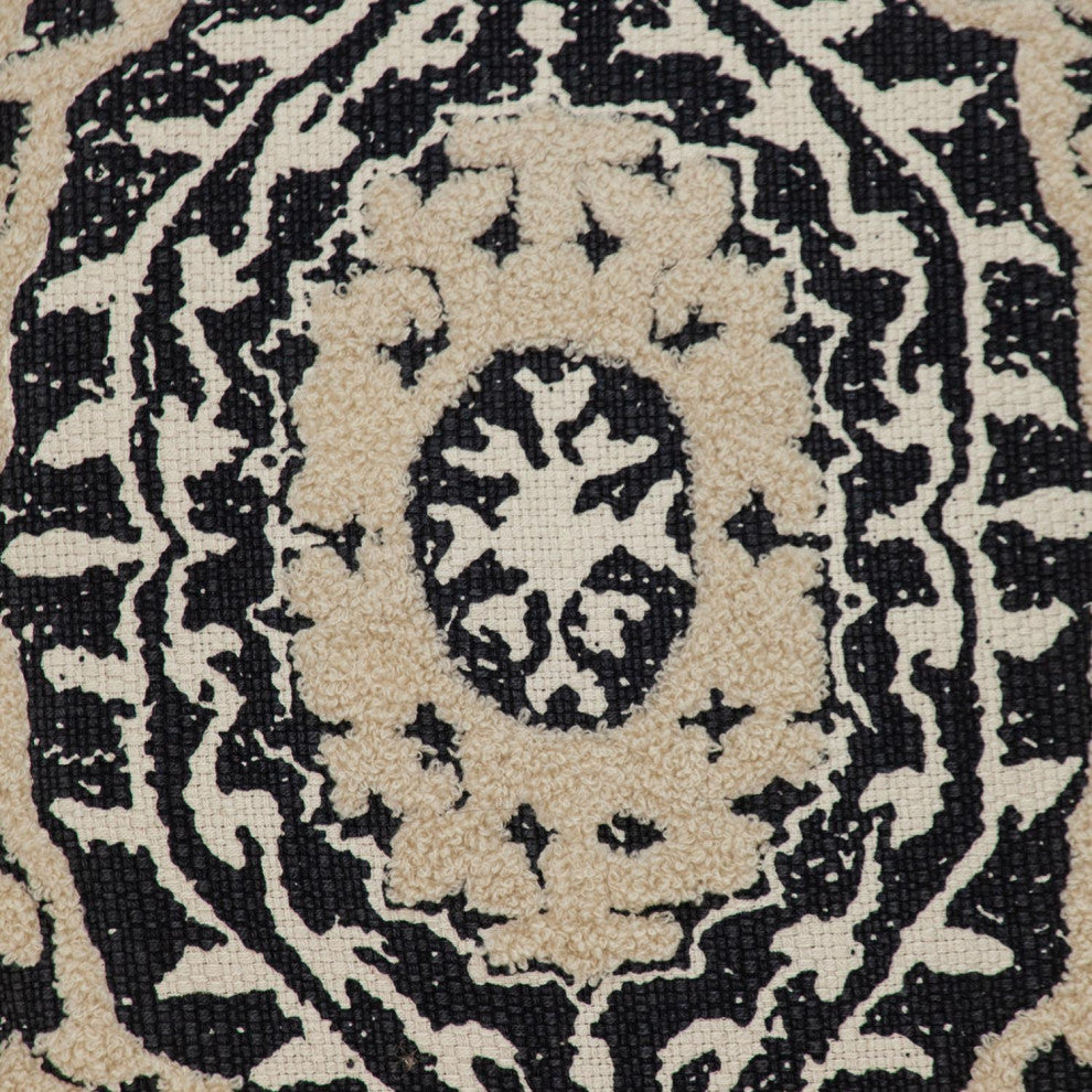 Parkland Collection Abu Black Throw Pillow