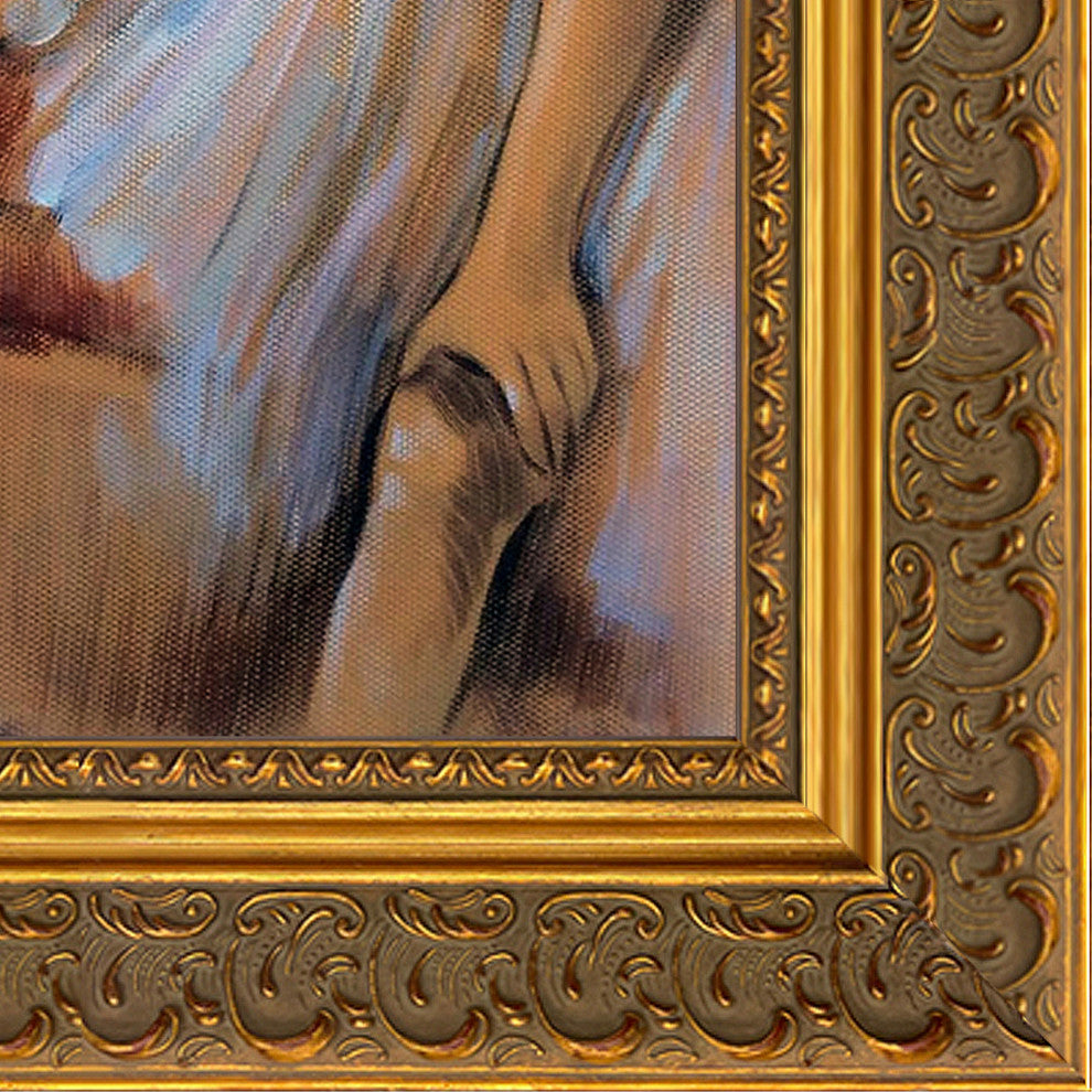 Dancers in Repose, Baroque Antique Gold Frame