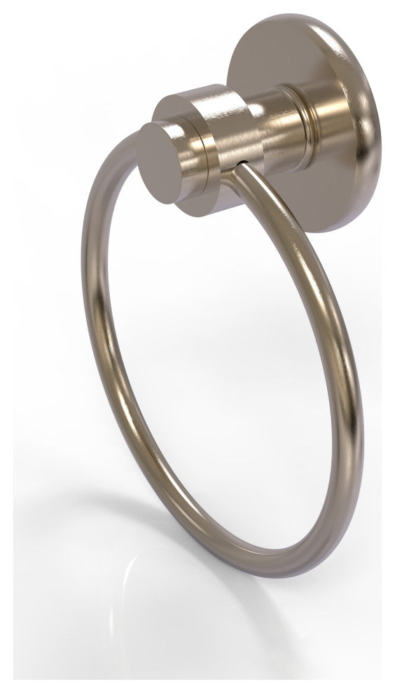 Mercury Towel Ring, Antique Pewter