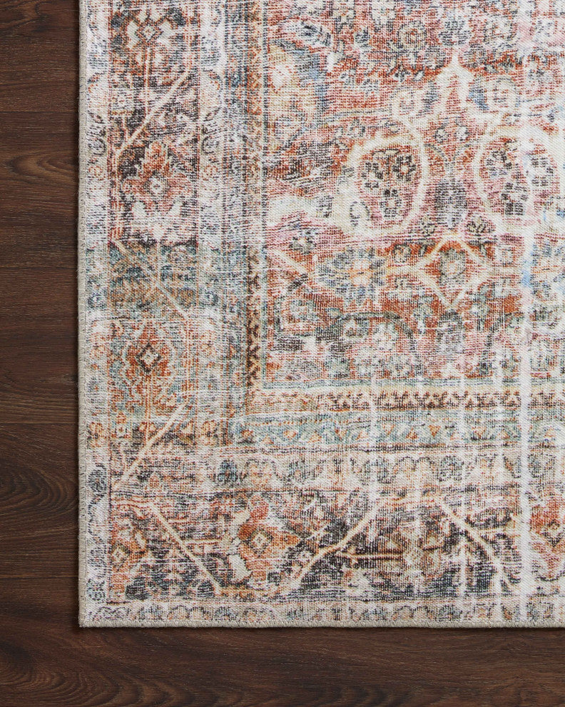 Loloi II Adrian Sunset/Charcoal Area Rug, 8'6"x11'6"