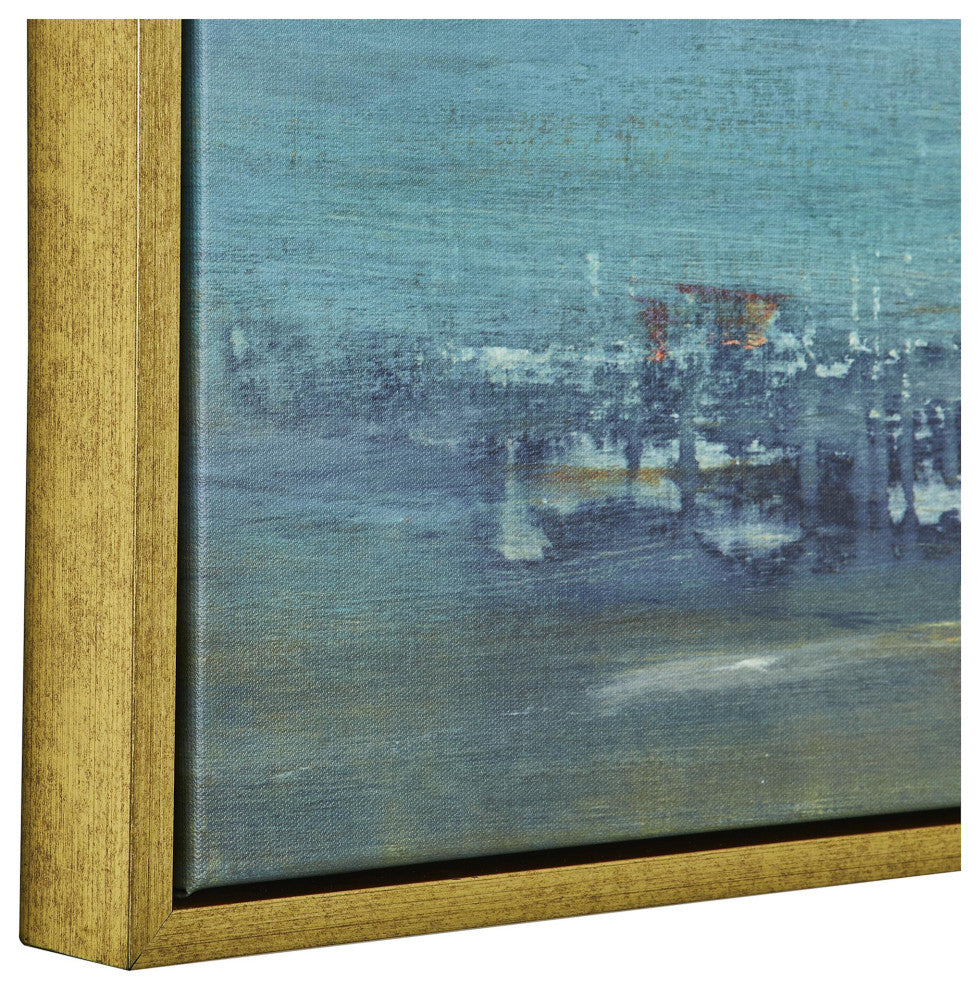 Uttermost 32326 Textured 42" x 62" Framed Landscapes Painting - Multicolored