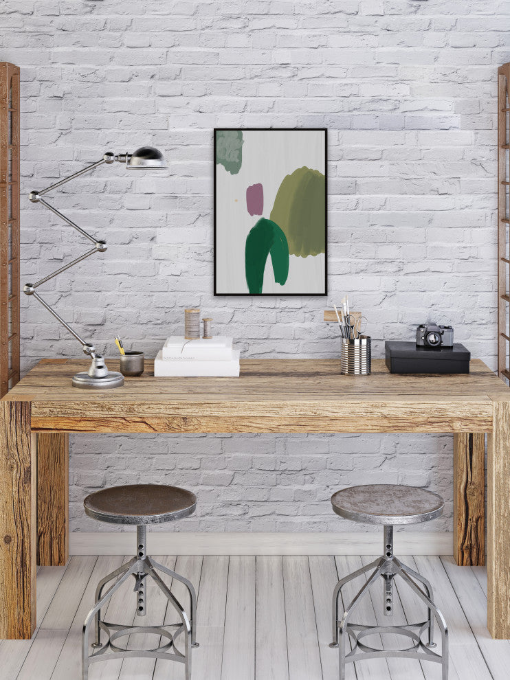 "Unique Magic" Floater Framed Painting Print on Canvas, 12x18