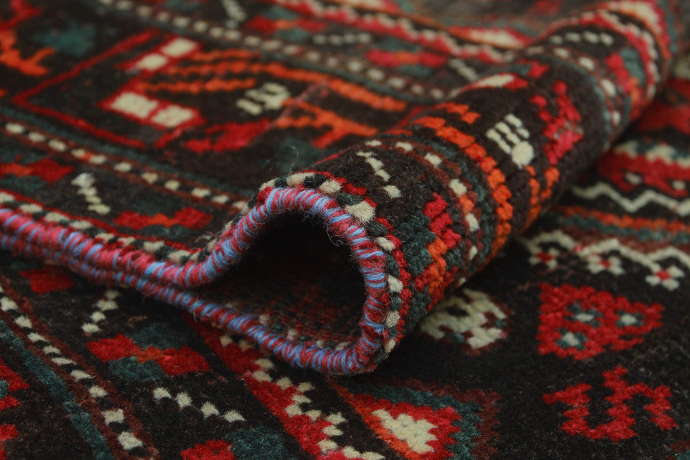 Fine Vintage Distressed Tarana Red Rug