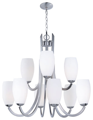 Maxim 21657 Taylor 31"W 9 Light Chandelier - Textured Black