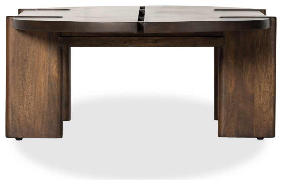Aldridge Coffee Table-Brown