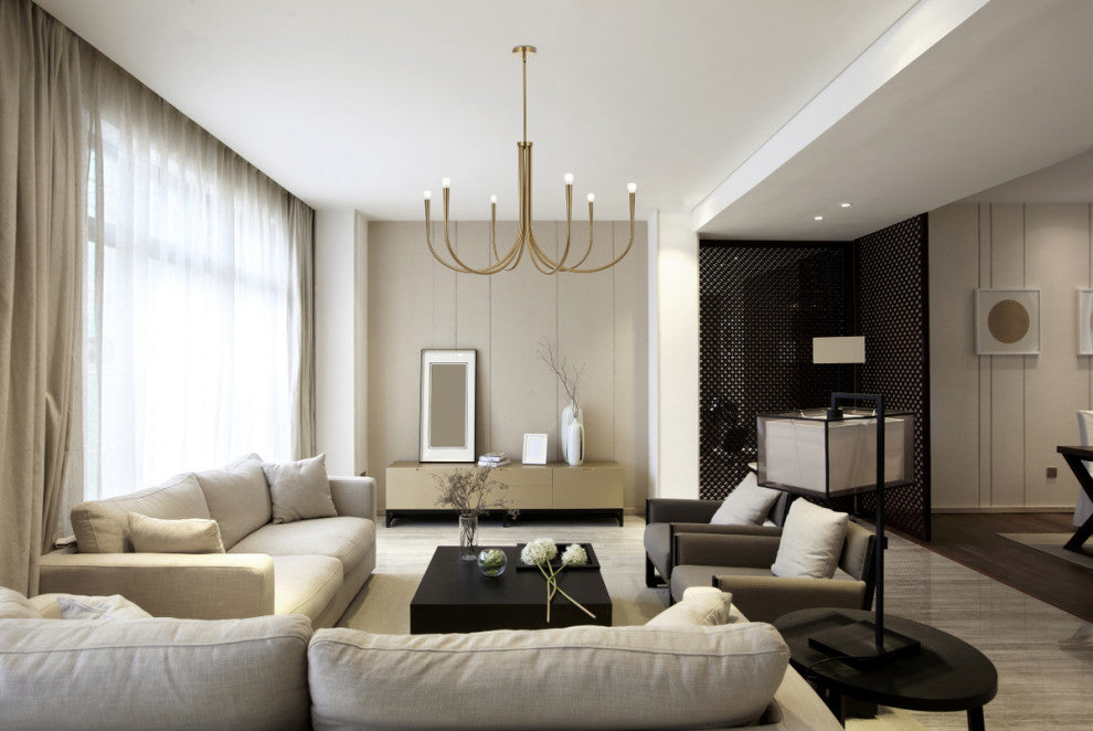 Home Living 42" Chandelier, Gold