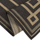 Outdoor Collection Oriental Area Rug - UV Safe Rug, Charcoal, 5'3"x7'6"