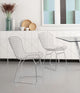 Dining Chair, Set of 2, Steel Metal, Chrome, Mid Century Bar Kitchen Pub Bistro