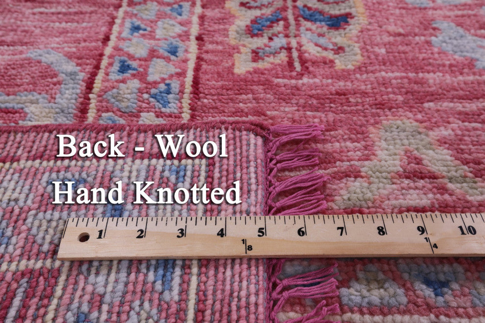 Handmade Turkish Oushak Wool Rug 9' 3" X 12' 0" - Q16088