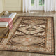 Ariana Floral Medallion Indoor Rug Earth 6'6"x9'4"