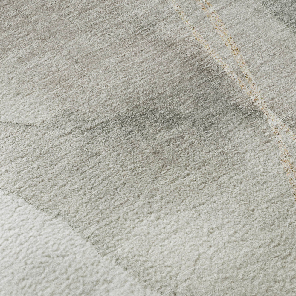 Premium Machine Washable Mayfield AMF544 Ivory 3' x 5' Rug
