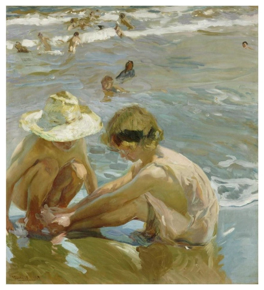 "The Wounded Foot" Digital Paper Print by Joaquin Sorolla y Bastida, 29"x32"
