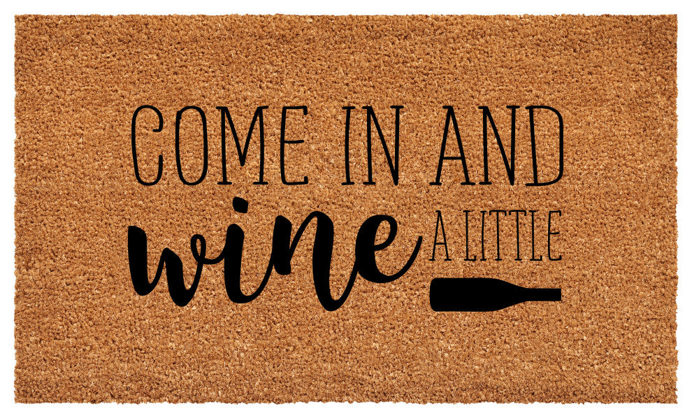 Calloway Mills Wine A Little Doormat, 36"x72"