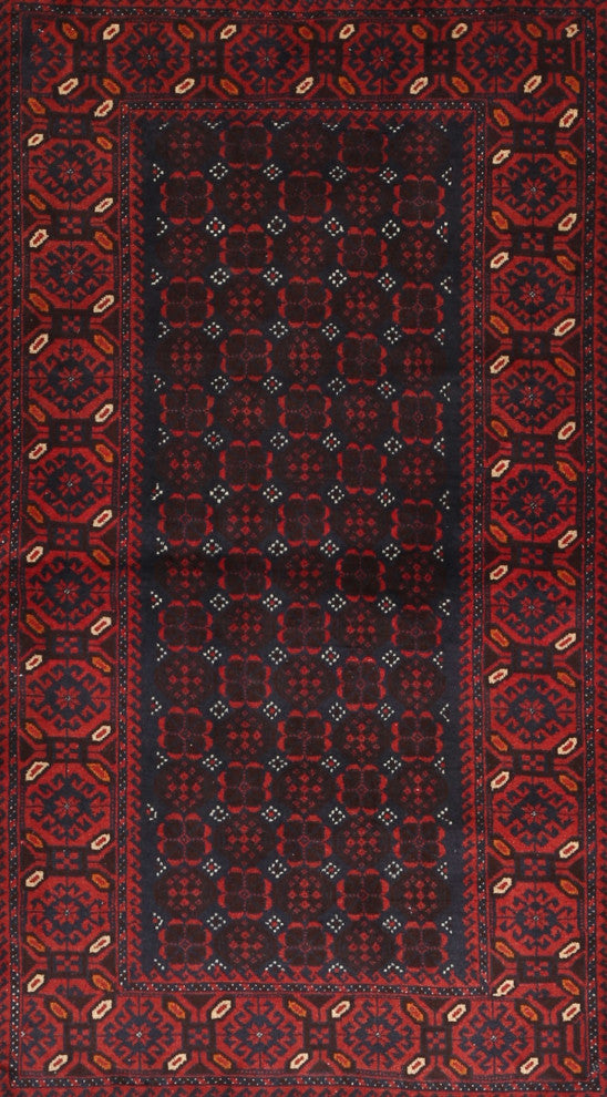 Ahgly Company Indoor Rectangle Traditional Area Rugs, 2' x 5'