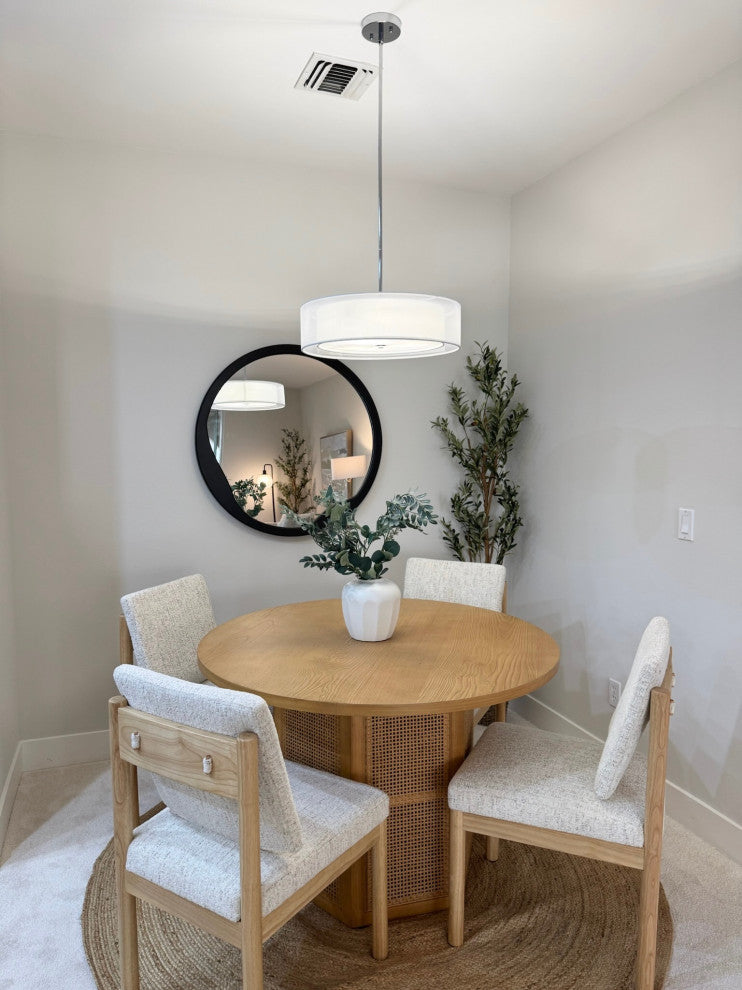 Melvin Dining Side Chair, Set of 2, Concord Cream, Fabric